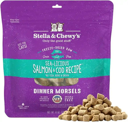 Stella & Chewy'S Freeze-Dried Raw Cat Dinner Morsels - Premium Chicken Recipe with 98% Cage-Free Meat & Organs - Natural Grain-Free Cat & Kitten Food - Made in USA - 18 Oz21