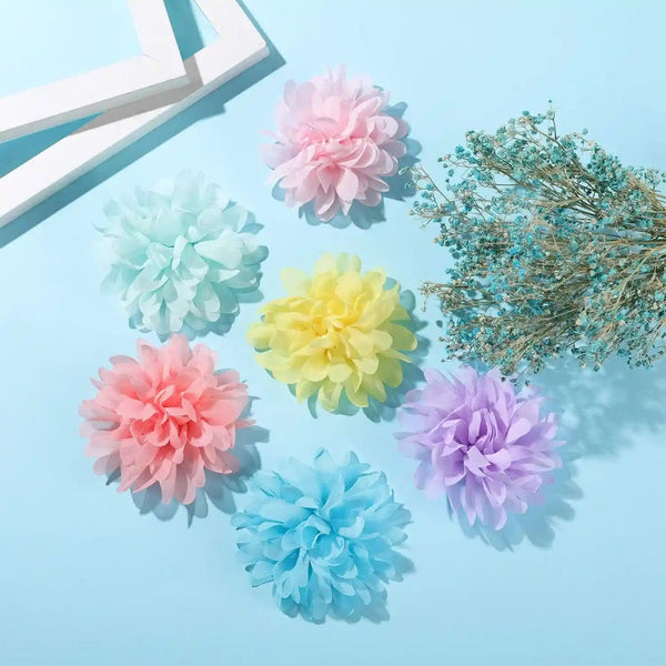 20 Pcs 4.7 Inch Dog Collar Flowers Bow Multicolored Pet Bow Collar Charms Accessories for Puppy Cat Dog Pet Grooming Accessories5