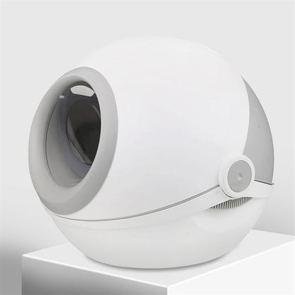 Dog Potty Training Toilet ﻿ Pet Cat Litter Box Tray Fully Enclosed Extra Large Toilet Nesting Training System Easy Cleaning Filter Pan Waterproof Space Capsule(A)1