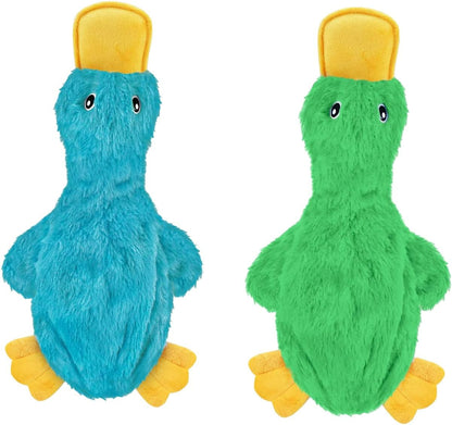 Best Pet Supplies Squeaky Dog Toys with Soft Durable Fabric for Small, Medium and Large Pets Interactive Toy for Indoor Play, Supports Active Biting and Play - 1Wild Duck, Small21