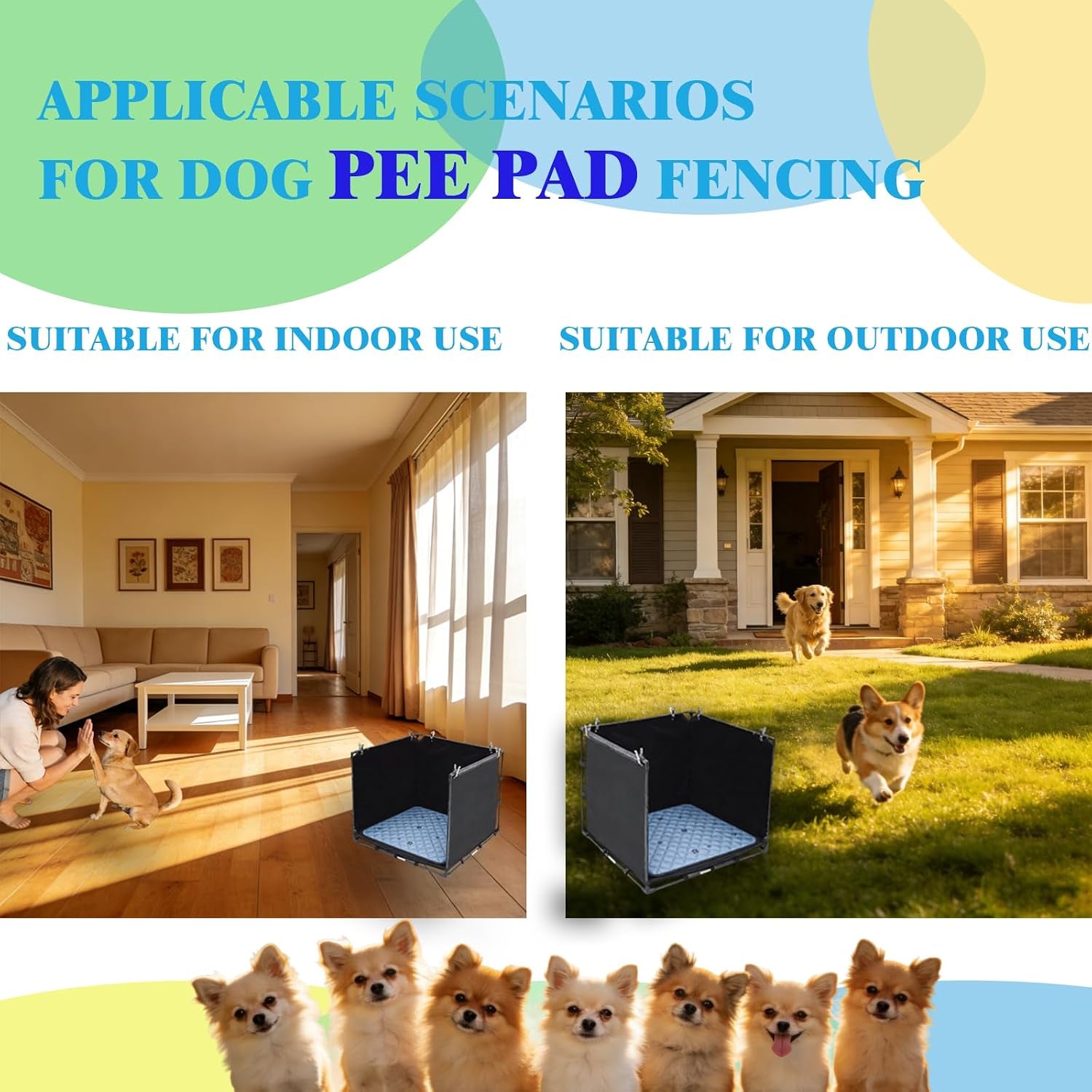 dog-pee-pad-holder-tray-with-washable-pee-pad-foldable-indoor-potty-station-for-small-to-medium-dogs-23-62x23-62x17-72-portable-reusable-litter-box-with-high-walls-small