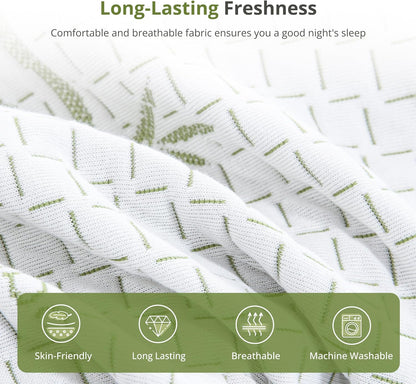 EGOHOME 8 Inch Twin Mattress Medium Firm, Green Tea Memory Foam Mattress | Cooling Green Tea Gel, Washable Removable Cover, Pressure Relief, Bed in a Box, Fiberglass Free, Certipur-Us Certified5