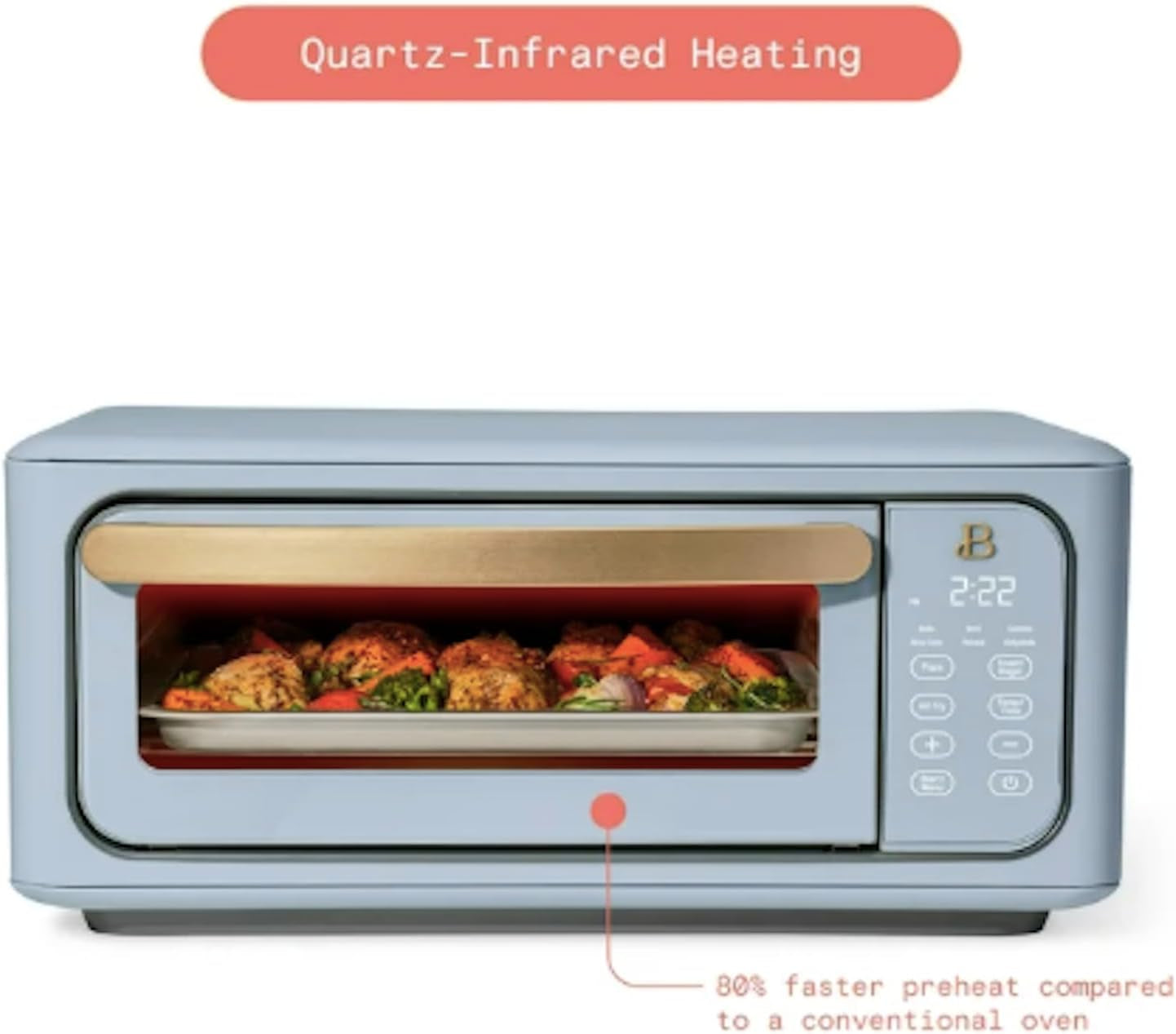 infrared-air-fryer-toaster-oven-9-slice-1800-w-by-drew-barrymore-cornflower-blue