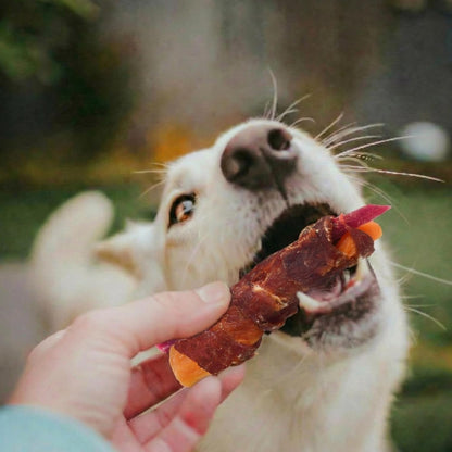 Dog Jerky Treats Duck Wrapped Orange Purple Sweet Potato, 10.6 Oz | Healthy Dog Snacks High Protein Low Fat, Soft Chews Eliminates Tears, Training Rewards Treats for Small Medium Large Breeds8