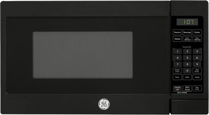 GE Countertop Microwave Oven, 700 Watt, 0.7 Cu. Ft., Black, GCHK07N1WBB | 4 Convenience Cook Settings, One-Touch Controls, Child Lock Technology, Glass Turntable, for Kitchen, Dorm, Office, Apartment1
