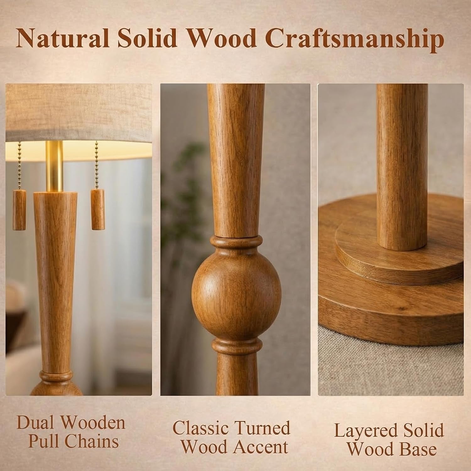 solid-wood-floor-lamp-for-living-room-with-wooden-pull-chains-62-8-tall-sculptural-wood-base-stem-17-linen-drum-shade-2-light-standing-lamp-for-bedroom-reading-corner-bulbs-included