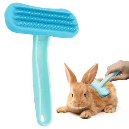 Rabbit Brush, Soft Silicone Small Animal Massage Comb, Practical Bunny Brush for Grooming, Bunny Grooming Kit Supplies Suitable for Cats Puppies & Other Pets10