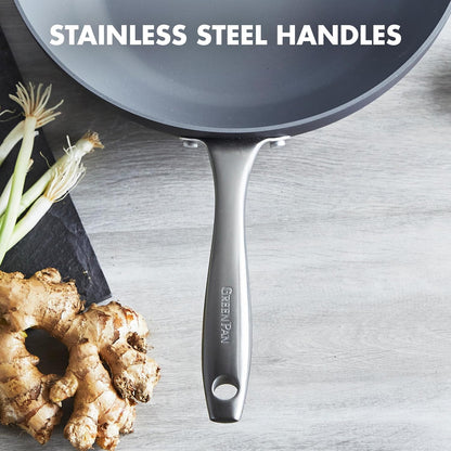 Lima Hard Anodized Healthy Ceramic Nonstick 12.5" Wok Pan with Helper Handle, Pfas-Free, Oven Safe, Gray4