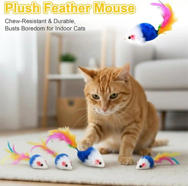 2-Pack USB Rechargeable Smart Cat Toy Ball, 360° Rotation Automatic Moving Chase Toy, Obstacle Avoidance Interactive Play with 4 Spiral Springs, Enrichment Toys for Indoor Cats, Puppies & Small Dogs5