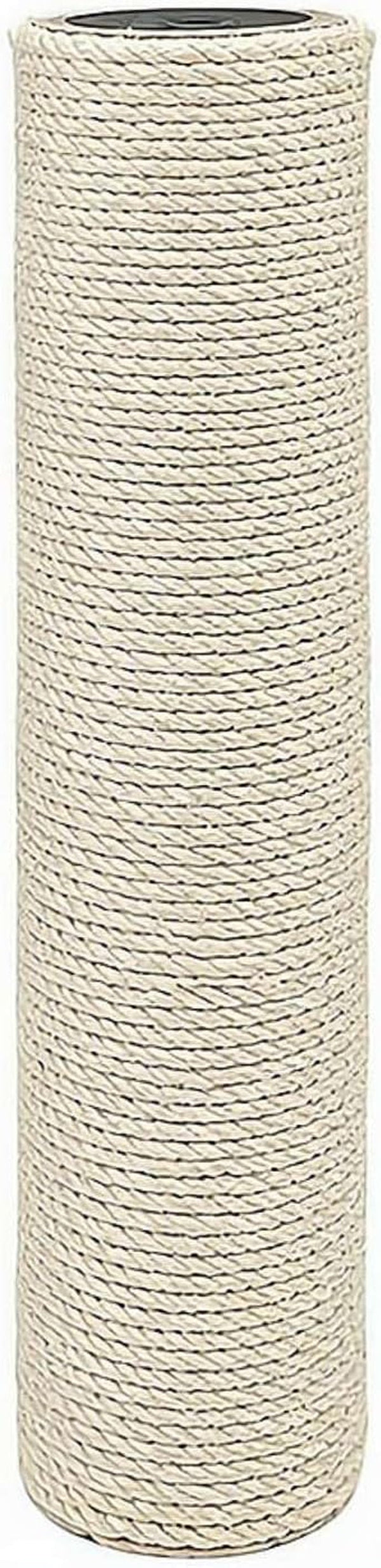 Cat Scratching Post Replacement, 12.2" Natural Jute Spare Extension Scratch Post with M8 Nut Connectors, Easy Install, Rope Scratching Posts Refill for DIY Cat Furniture, Climbing Tower (Yellow)8