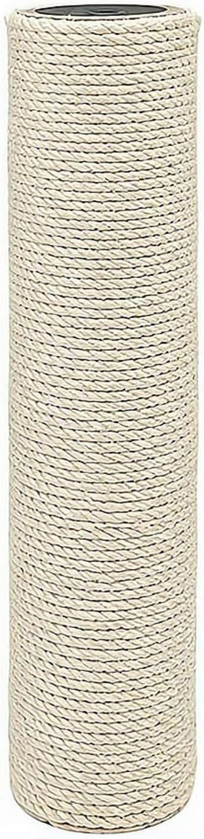 Cat Scratching Post Replacement - 12.2 Inch Sisal Replacement Post with M8 Screws, DIY Cat Tree Accessories for Indoor Kitten Furniture Repair, Natural Sisal Rope Pole (Yellow)10
