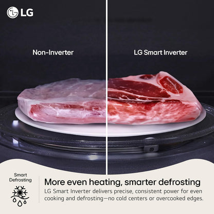 LG Countertop Microwave, 1.1 Cu. Ft., Black, 20.1X11.4X15.7 Inches, Easyclean Interior, 900 Watts3