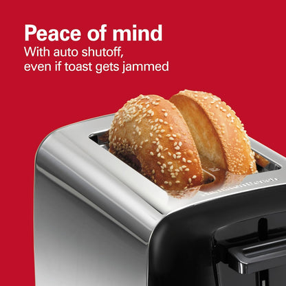 2 Slice Toaster with Extra Wide Slots, Shade Selector, Auto-Shutoff, Cancel Button and Toast Boost, Black5