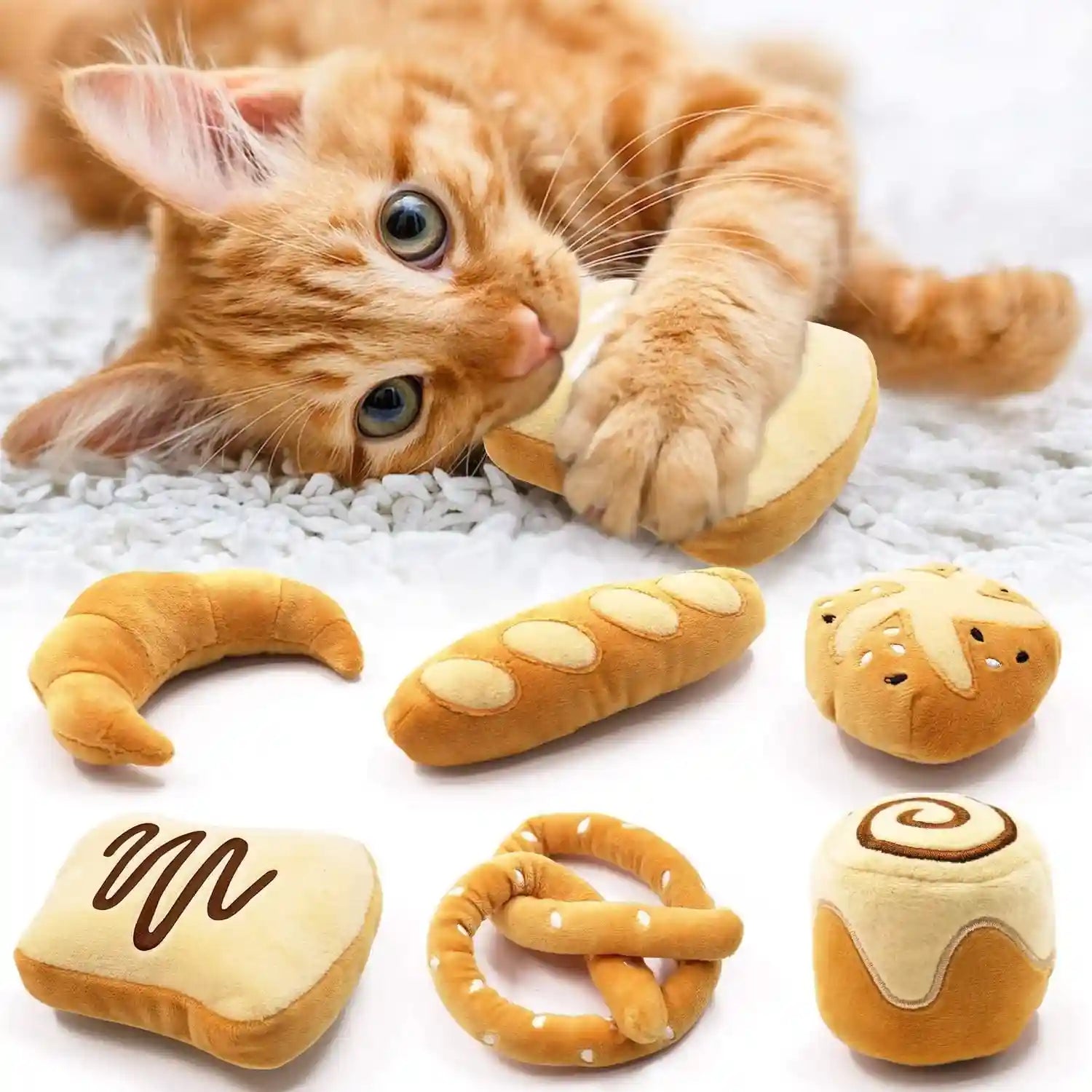 ciyvolyeen-6-pack-plush-bread-catnip-toys-for-indoor-cats-interactive-cat-toy-soft-plush-organic-catnip-bite-resistant-boredom-relief-bread-shapes-trigger-natural-predatory-play