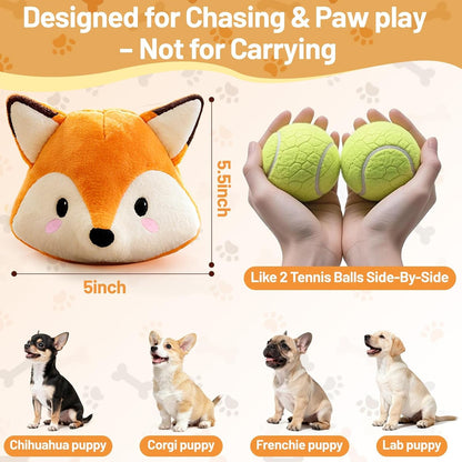 Interactive Fox Puppy Toy for Boredom Relief - Automatic Self-Moving, Bouncing & Vibrating with Sound for Entertainment & Play | Rechargeable & Chew-Resistant for All Breed Sizes4