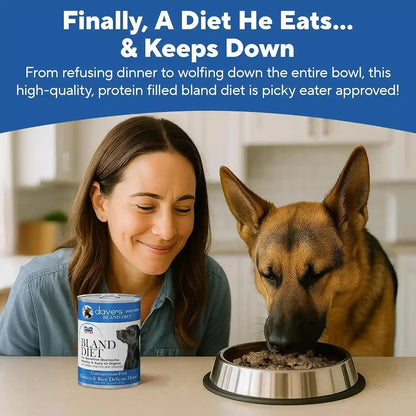 Dave'S Pet Food Bland Diet Dog Food (Chicken & Rice), Sensitive Stomach, Easy to Digest Pate, Gluten-Free, Digestive Care, Low Fat (6%) Limited Ingredients, Complete & Balanced, 13.2 Oz (Case of 12)4