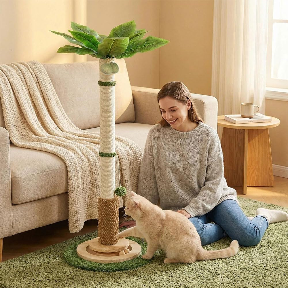 35-4-tall-cat-scratching-post-for-large-cats-heavy-duty-cat-scratch-post-for-indoor-cats-large-cat-scratcher-with-ball
