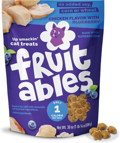 Fruitables Crunchy Cat Treats, Healthy Cat Treats, Tuna & Pumpkin, 2.5Oz | Healthy Cat Treats, Natural Feline Snacks, Protein Rich, Crunchy Biscuits, Indoor Cats, Kitten Rewards, Made in USA13