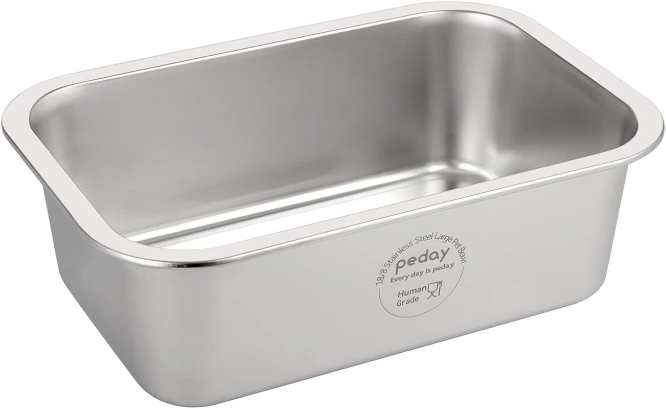 peday-1-2-gallon-large-dog-water-bowl-18-8-human-grade-stainless-steel-silver-classic