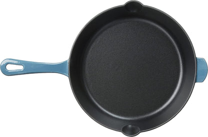 CI22-24BG Chef'S Classic Enameled Cast Iron round Fry Pan, 10-Inch, Provencal Blue3