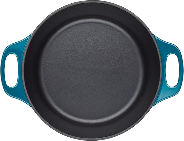 Enameled Cast Iron Dutch Oven/Casserole Pot with Lid, 5 Quart, Teal6