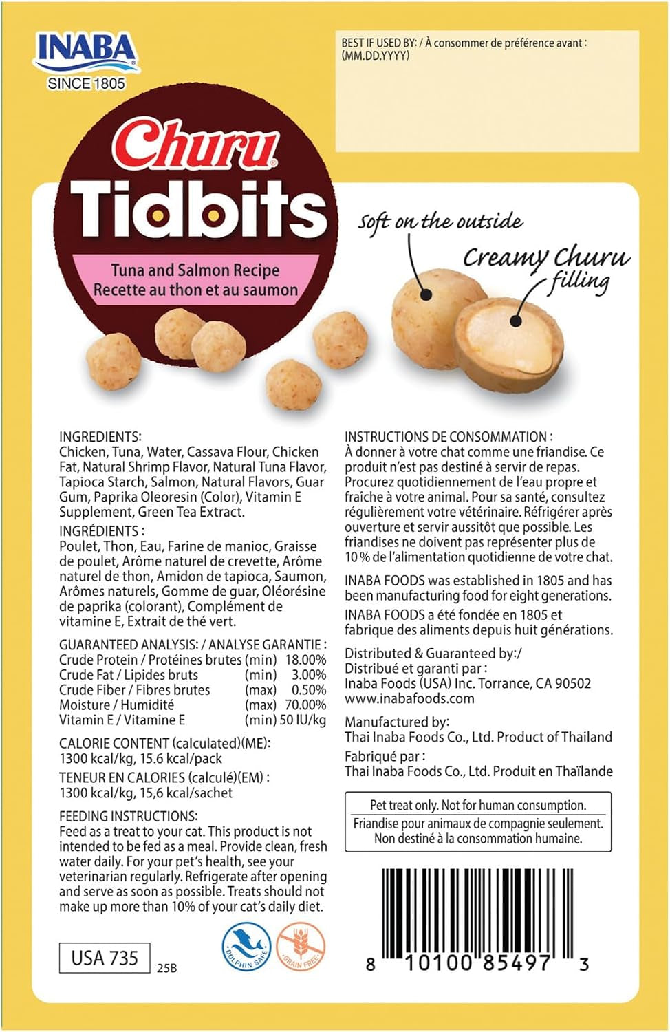 inaba-churu-tidbits-chewy-cat-treats-tuna-salmon-8ct-immune-support-antioxidant-support-70-moisture-training-treat-dual-texture-8-x-0-42-oz-packs