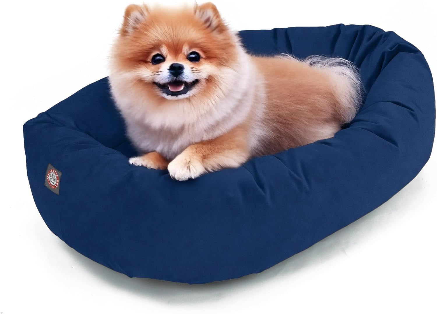 majestic-pet-32-inch-suede-calming-dog-bed-washable-cozy-soft-round-dog-bed-with-spine-support-for-dogs-to-rest-their-head-fluffy-donut-dog-bed-32x23x7-inch-round-pet-bed-medium-sage