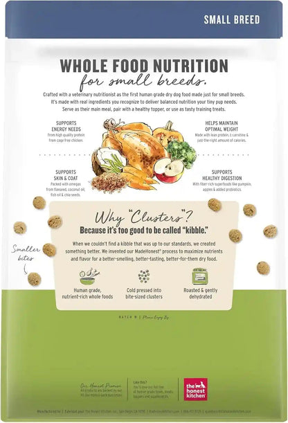 The Honest Kitchen Whole Food Clusters Small Breed Grain Free Chicken Dry Dog Food, 4 Lb Bag3