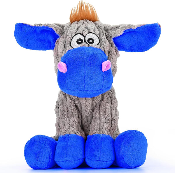 Loncoldy Plush Chew Toys for Large Dogs, Tough Crinkle Stuffed Animal Squeaky Interactive Toys for Small Medium Large Dogs, Keep Them Busy, Big Pet Toys10