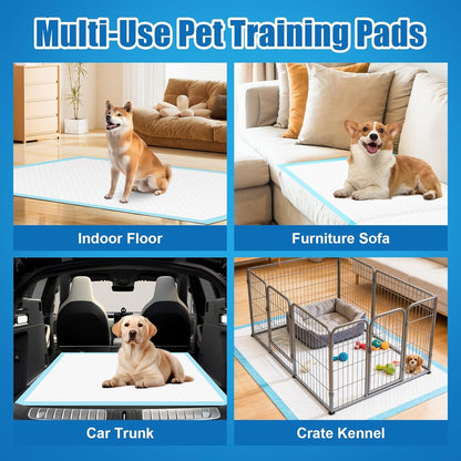 VISRIE 100 Pack Puppy Pads- 30"X36", Extra Large Pee Pads for Dogs | Super Absorbent & Leak-Proof Dog Training Pads, Quick-Dry XXL Piddle Pad and Potty Pads for Dogs, Puppies, Doggie6
