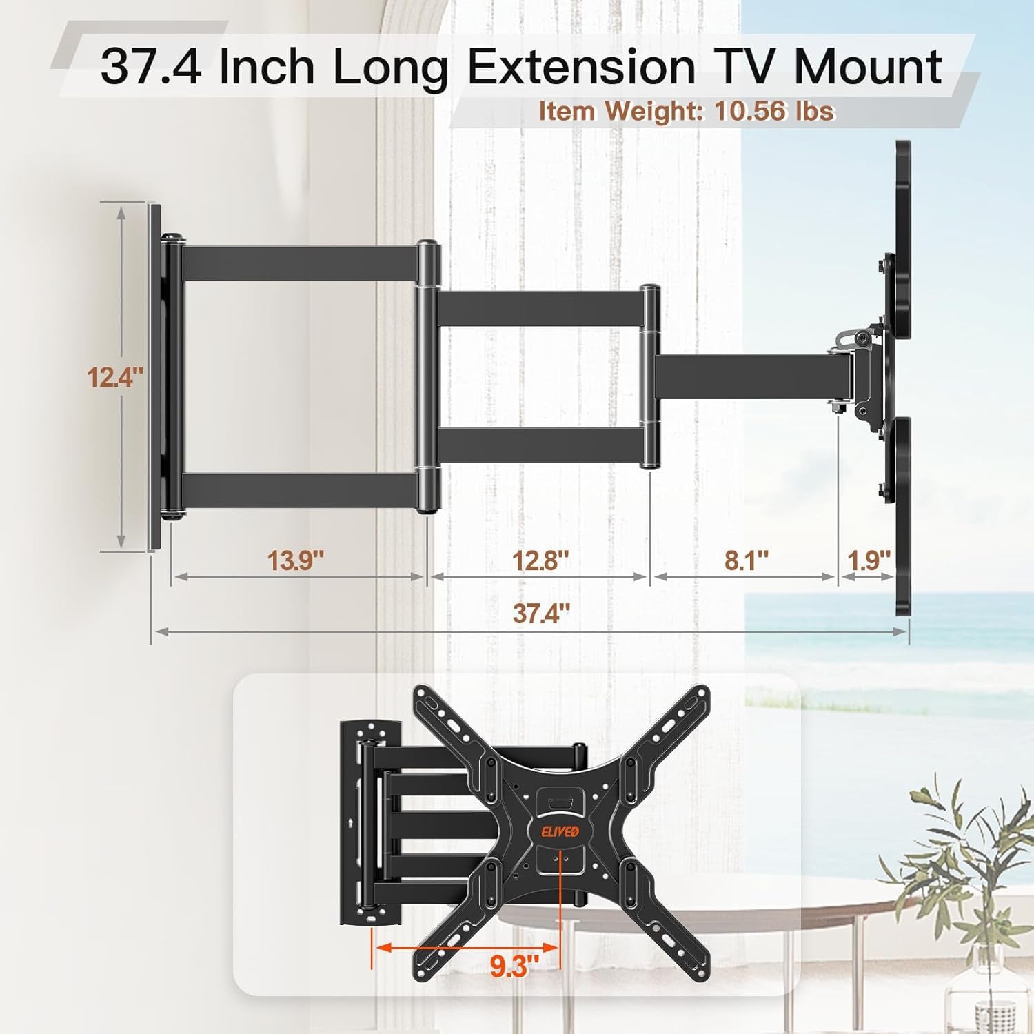 long-arm-tv-wall-mount-for-26-65-tvs-max-vesa-400x400-77-lbs-load-37-4in-long-extension-full-motion-swivel-tilt-durable-wall-bracket-for-household-flat-screen-tvs