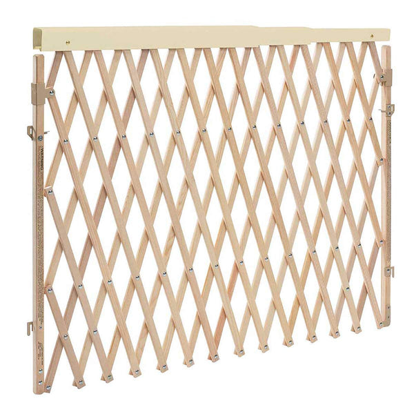 Evenflo Expansion Walk-Thru Room Divider Baby Gate (Natural Wood)2