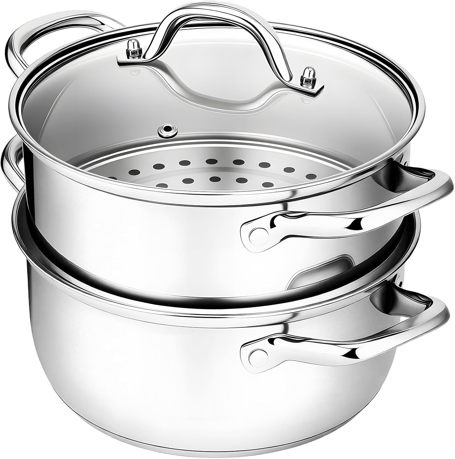 3-2qt-stainless-steel-steamer-for-cooking-with-food-steamer-basket-healthy-steaming-pot-multi-use-kitchen-cookware-for-vegetables-dumplings-soup-and-food-preparation-daily-kitchen-cooking