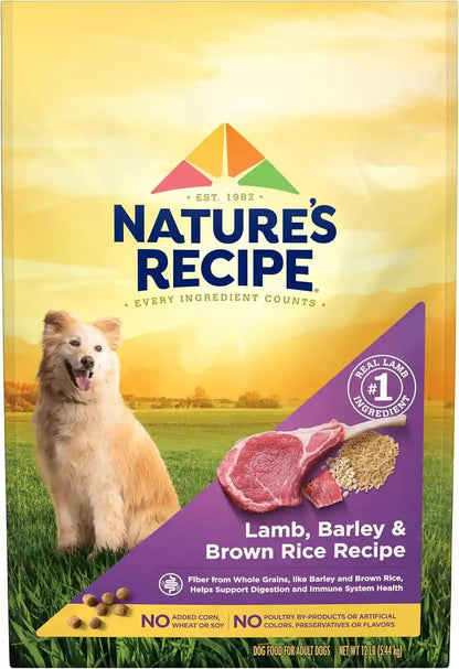 Nature′S Recipe Chicken, Barley & Brown Rice Recipe Dry Dog Food, 24 Lb. Bag14