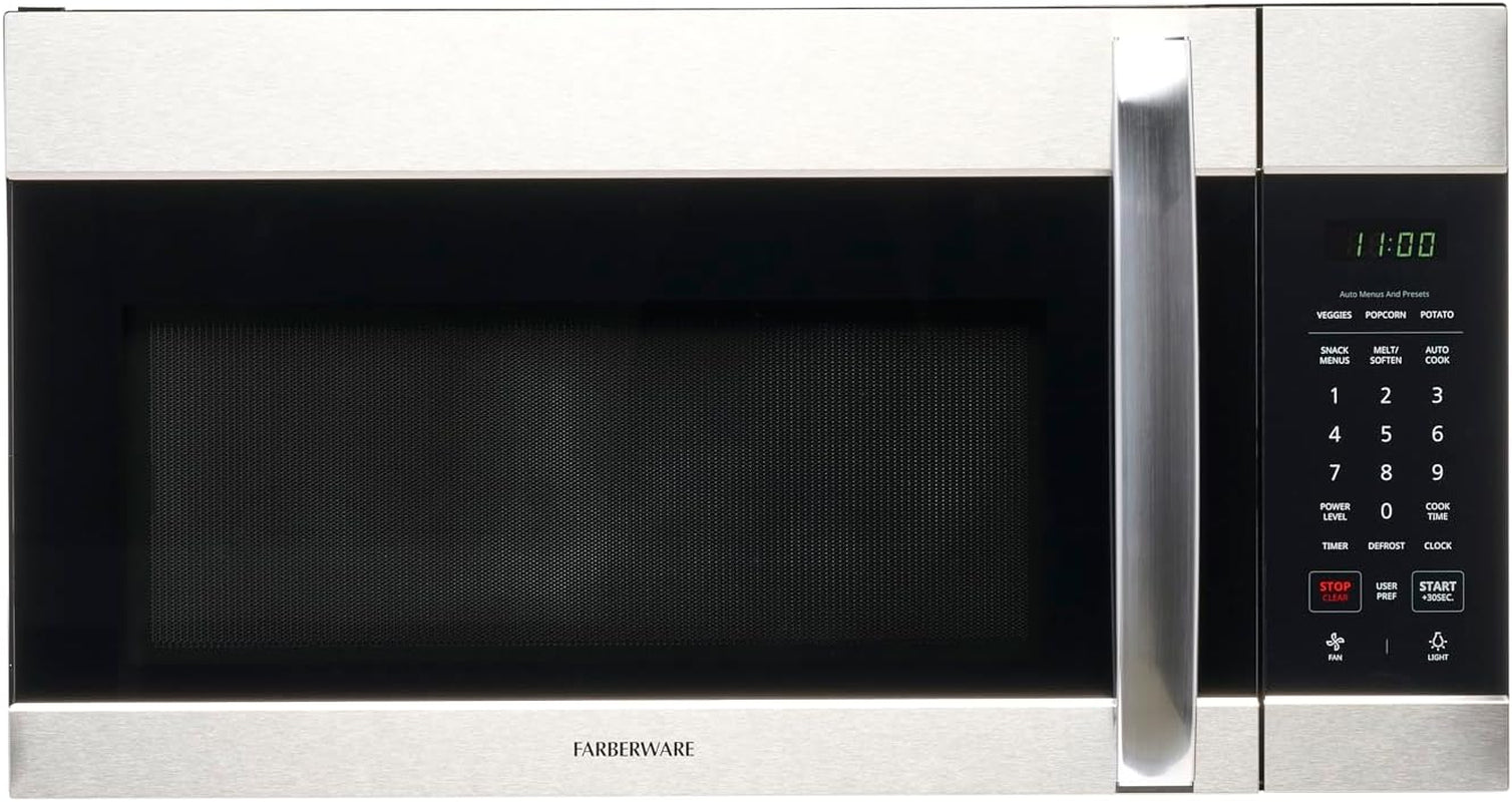 1-7-cu-ft-over-the-range-microwave-oven-1000-watts-power-auto-cook-settings-defrost-easy-clean-and-child-safety-lock-stainless