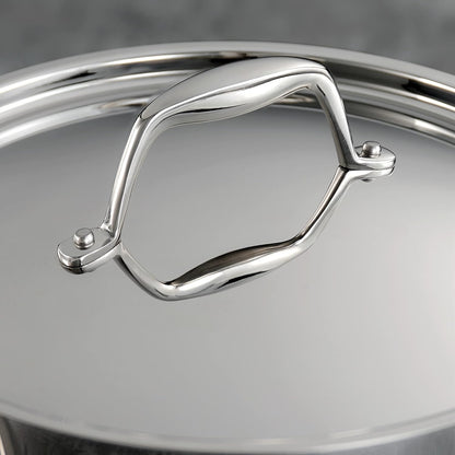 Signature Tri-Ply Clad Stainless Steel 12-Pc Pots and Pans Set | Cookware Kitchen Set, Induction-Ready, Dishwasher-Safe, Nsf-Certified, Made in Brazil7