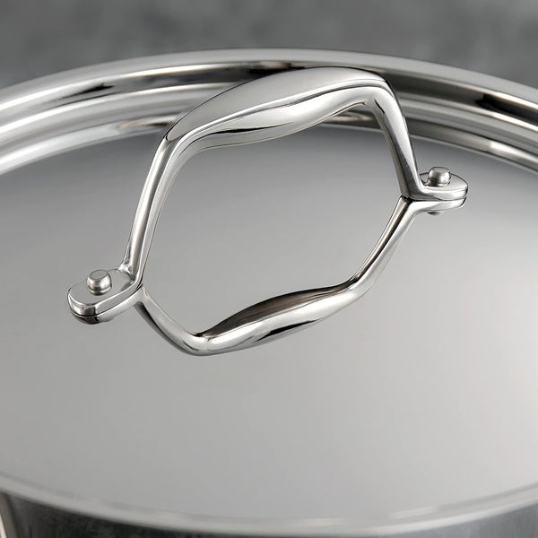 Signature Tri-Ply Clad Stainless Steel 12-Pc Pots and Pans Set | Cookware Kitchen Set, Induction-Ready, Dishwasher-Safe, Nsf-Certified, Made in Brazil7