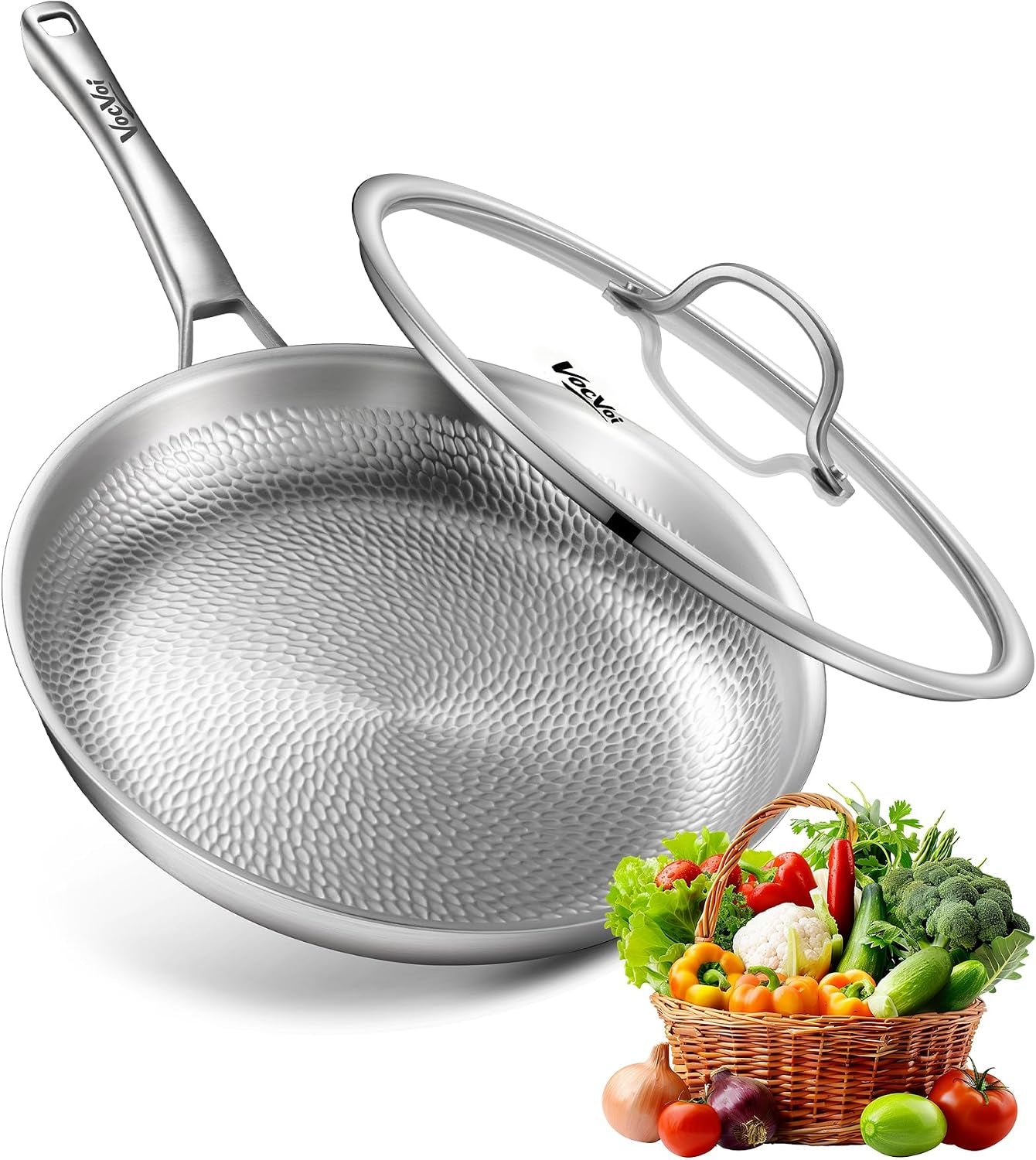titanium-pans-for-cooking-12-inch-pure-titanium-hammered-pro-pan-with-lid-non-toxic-skillet-for-cooking-pfas-pfoa-ptfe-free-cookware-dishwasher-oven-safe-kitchen-induction-compatible