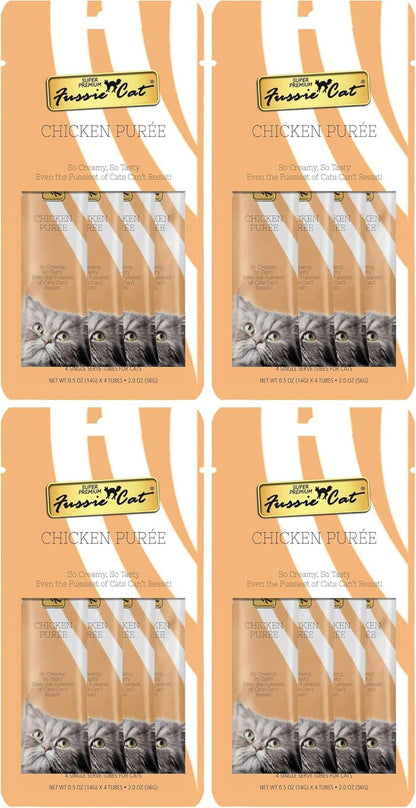 Fussie Cat, 0.5 Ounces Each, 50 Tubes, Ocean Fish Variety 10 Flavors23