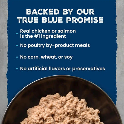Blue Buffalo Wilderness Kitten Grain-Free Chicken Paté & Salmon Paté Wet Cat Food with DHA, High-Protein & Made with Natural Ingredients, Supports Healthy Growth & Development, 3-Oz. Each (6 Count)6