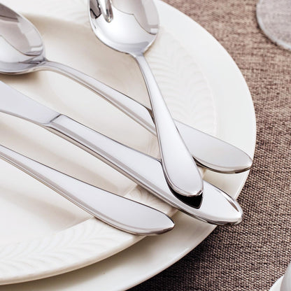 20-Piece Silverware Set for 4,18/10 Stainless Steel | Mirror Polished, Dishwasher Safe , for Home, Restaurant, Wedding and Party Use6