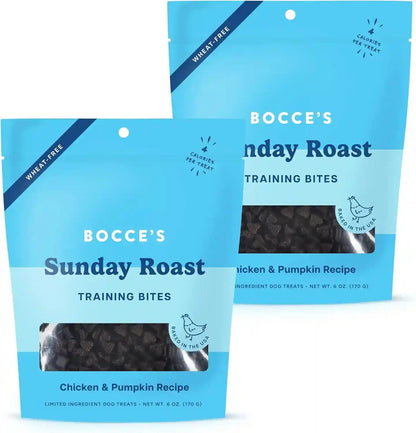 Bocce'S Bakery Quack Quack Quack Dog Training Treats, Duck & Blueberry, 6Oz12