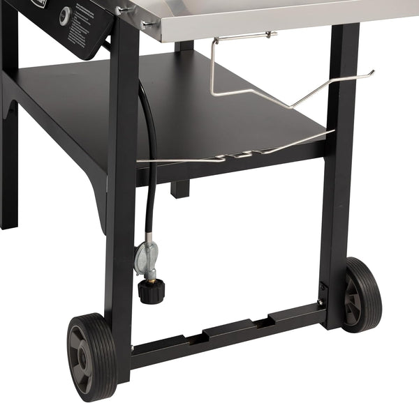 Outdoor Wok Station with Rear Wheels, 14" Steel Pan, 50,000 BTU10