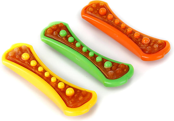 Hartz Chew 'N Clean Dental Duo Dog Treat & Chew Toy, Color Varies, Medium, 3 Pack12