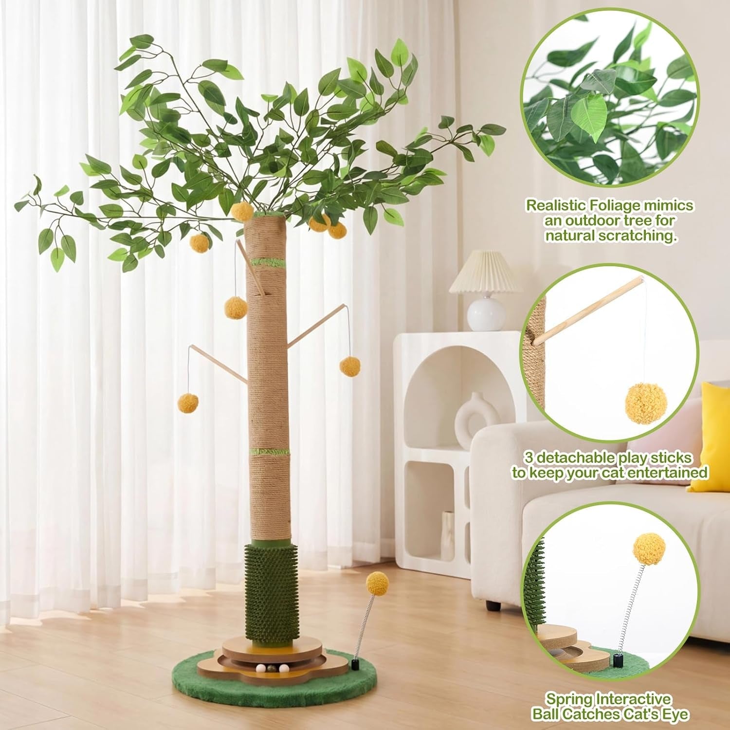 tall-cat-scratching-post-51-inch-sisal-rope-cat-scratcher-tree-for-indoor-cats-kittens-and-large-cats-to-stretch-scratch-play-and-self-groom-suitable-for-living-rooms-and-cat-spaces