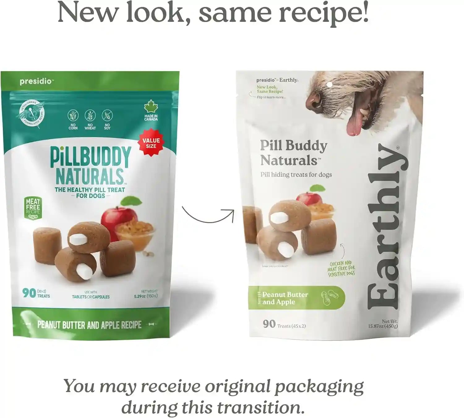 presidio-earthly-pill-buddy-naturals-pb-apple-recipe-pill-hiding-treats-for-dogs-make-a-perfect-pill-concealing-pocket-or-pouch-for-any-size-medication-30-servings