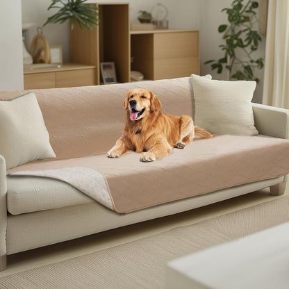 Luciphia 100% Waterproof Couch Cover Blanket for Dogs Anti-Slip Pet Couch Protector Sofa Mat Puppy Cat Blanket with Non-Slip Bottom, Navy Blue, 30X70 Inch36