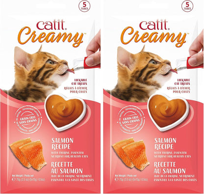 Catit Creamy Lickable Cat Treat – Hydrating and Healthy Treat for Cats of All Ages - Assortment, 72-Pack22