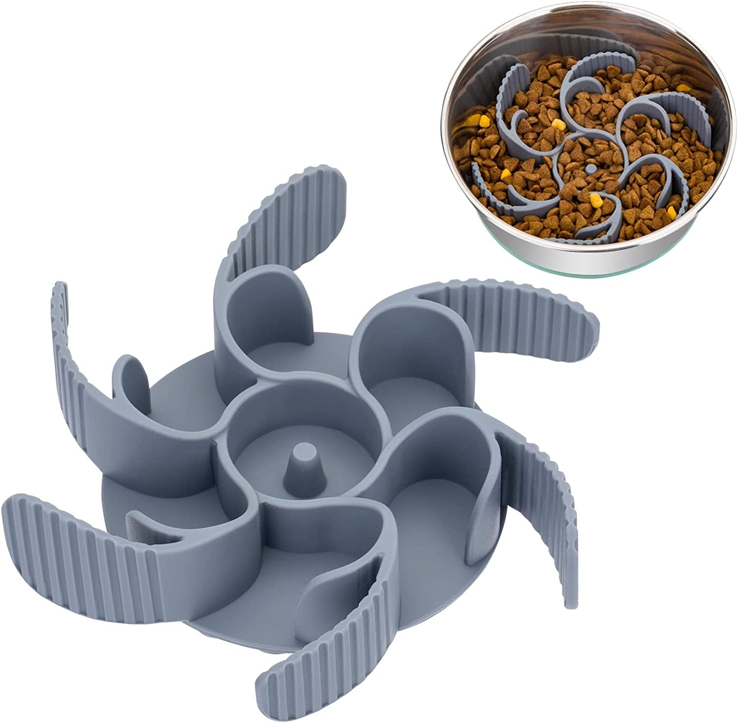 keegud-slow-feeder-dog-bowls-insert-octopus-suction-cups-super-firm-slow-eating-dog-bowl-cuttable-for-large-breed-and-medium-size-dog-compatible-with-regular-and-elevated-dog-bowls-turbine