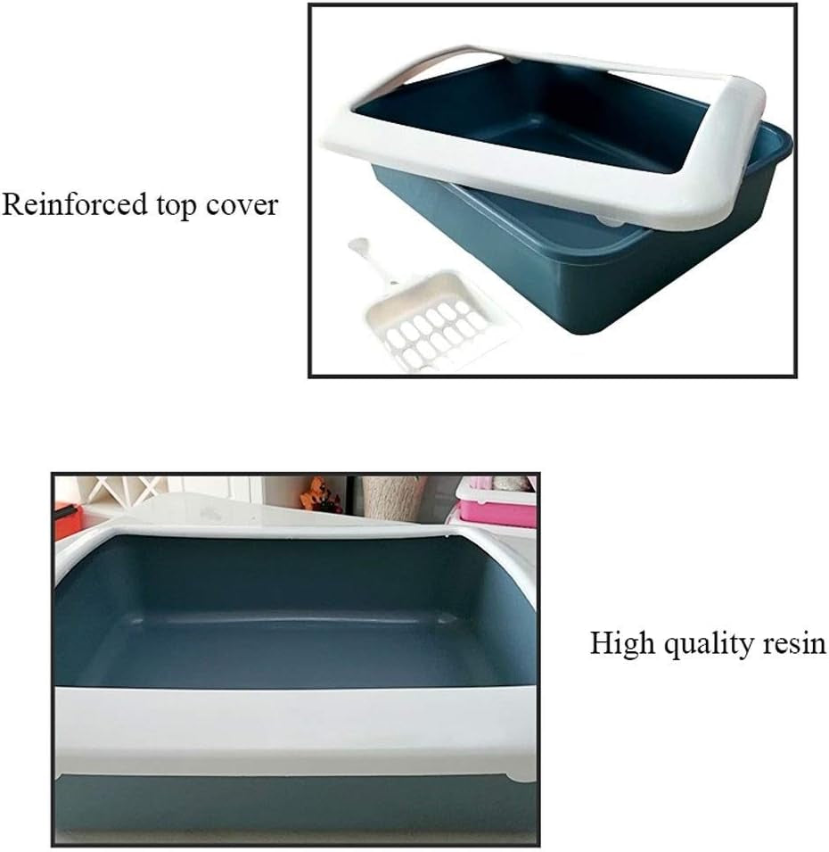 dog-potty-training-toilet-semi-enclosed-cat-toilet-open-litter-pot-urinal-small-pet-suppliesblue